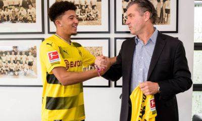 Jadon Sancho Signs Bvb Dortmund