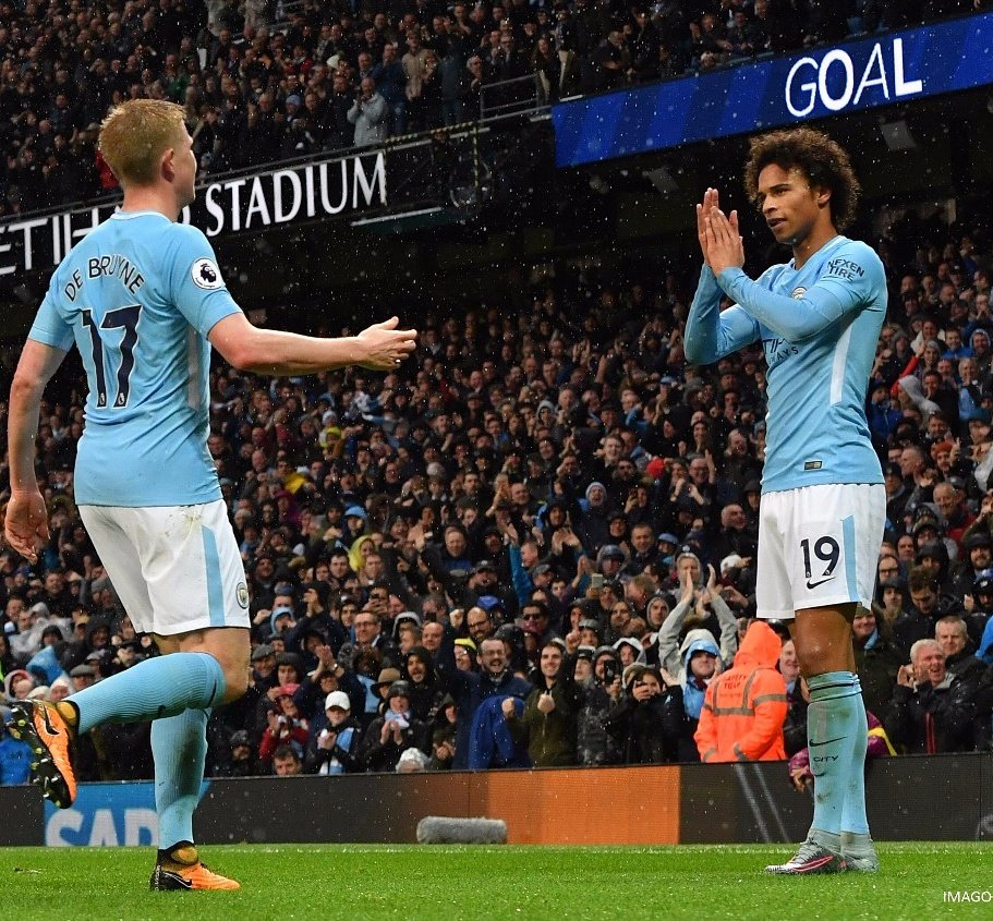 Leroy-Sane-appreciate-De-bruyne-for-his-assist