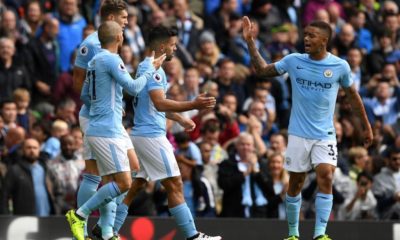 Aguero Gabriel David Silva Stones Man City 3 1 Arsenal