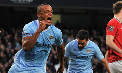 Vincent Kompany Manchester derby 2017