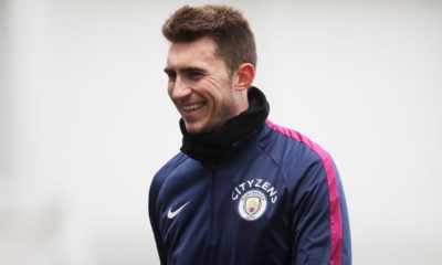 Aymeric Laporte Manchester City First Training Session