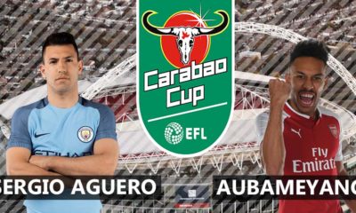 key battle carabao cup final Aguero vs Aubameyang