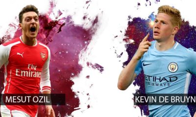 Key Battle Carabao Cup Final Ozil vs De Bruyne