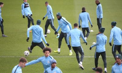 Basel Man City Uefa Knockout Stage Training
