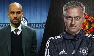 Pep Guardiola Jose Mourinho Manchester Derby Pep Guardiola