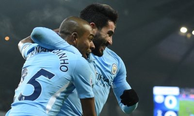 Ilkay Gundogan Fernandinho Manchester City