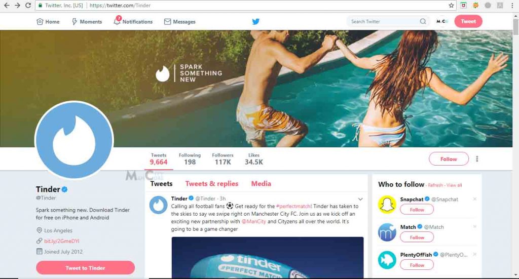 tinder_partnership_manchester_city_deal_sponsorship_twitter_perfectmatch
