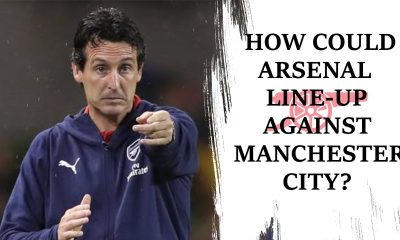 Arsenal Manchester City Line up