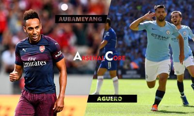 Pierre Emerick Aubameyang Sergio Aguero Arsenal Manchester City Premier League 2018 19