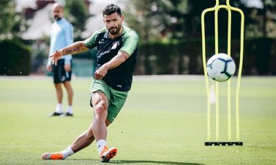 Aguero Man City Training