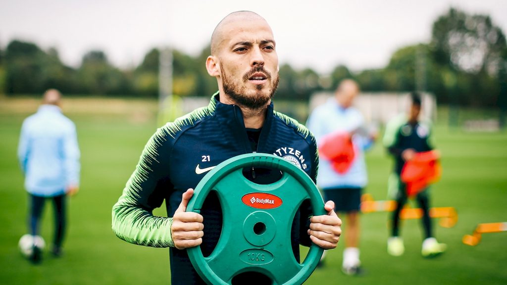 david-silva-returns-manchester-city-training