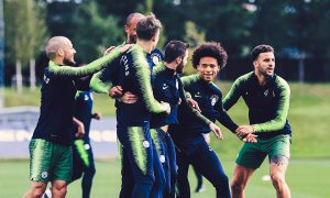Man City Team Work