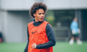 Man City Training Leroy Sane