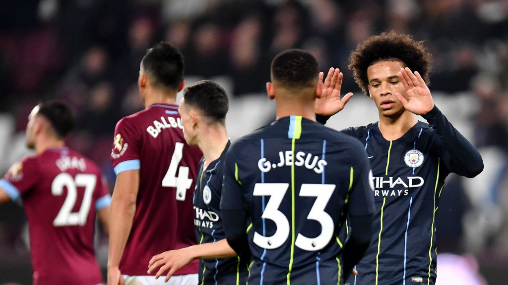 West-Ham-United-v-Manchester-City-Premier-League-sane-gabriel-jesus