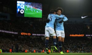 Manchester City v Fulham Carabao Cup Fourth Round Leroy Sane Brahim