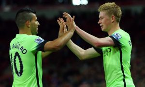 Sergio Aguero and Kevin De Bruyne