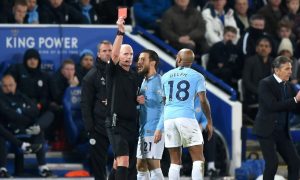 Fabian delph red card