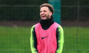 Manchester City Training kyle walker