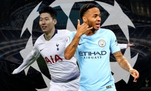 HEUNG MIN SON RAHEEM STERLING ucl