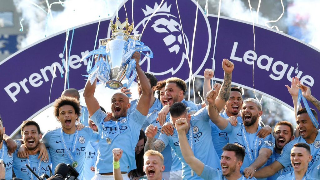 Manchester City crowned champions of Premier League 2017-18 season at  Etihad Stadium - Photos News , Firstpost