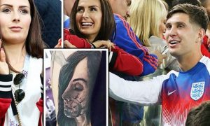 John Stones Millie Savage tattoo