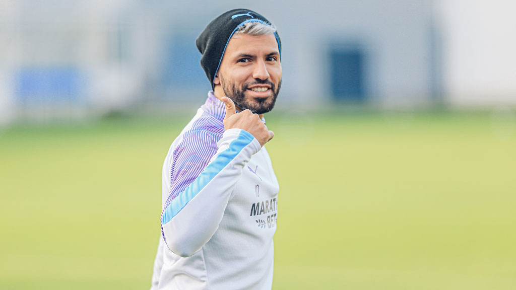 Aguero-mancity-training-session