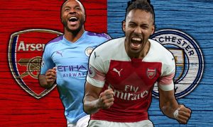 Aubameyang Sterling Arsenal Mancity