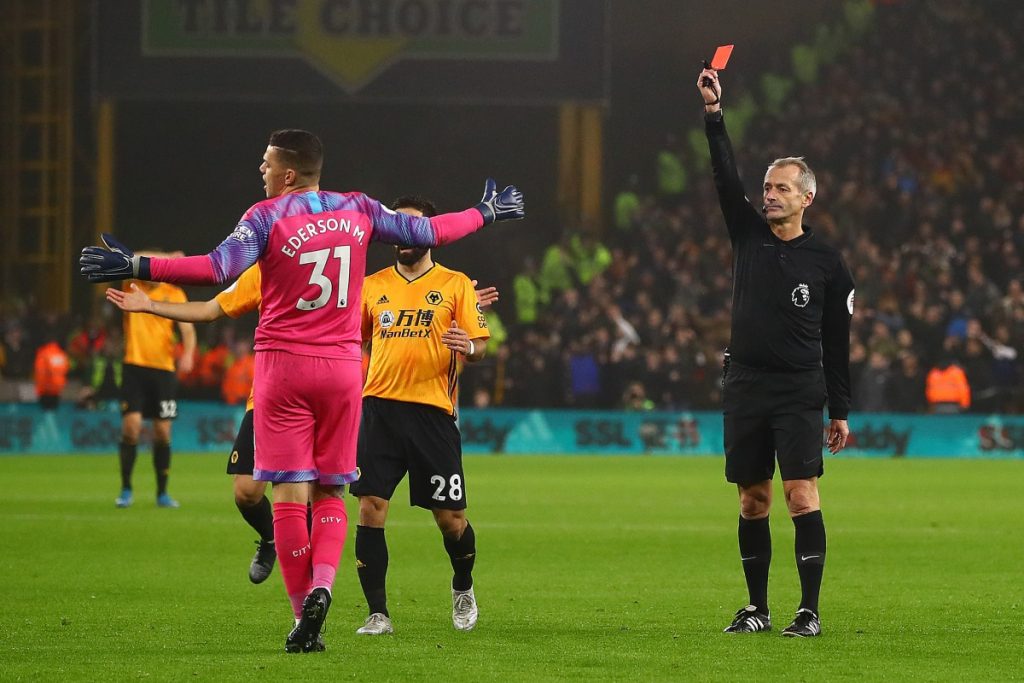 ederson-wolves-red-card