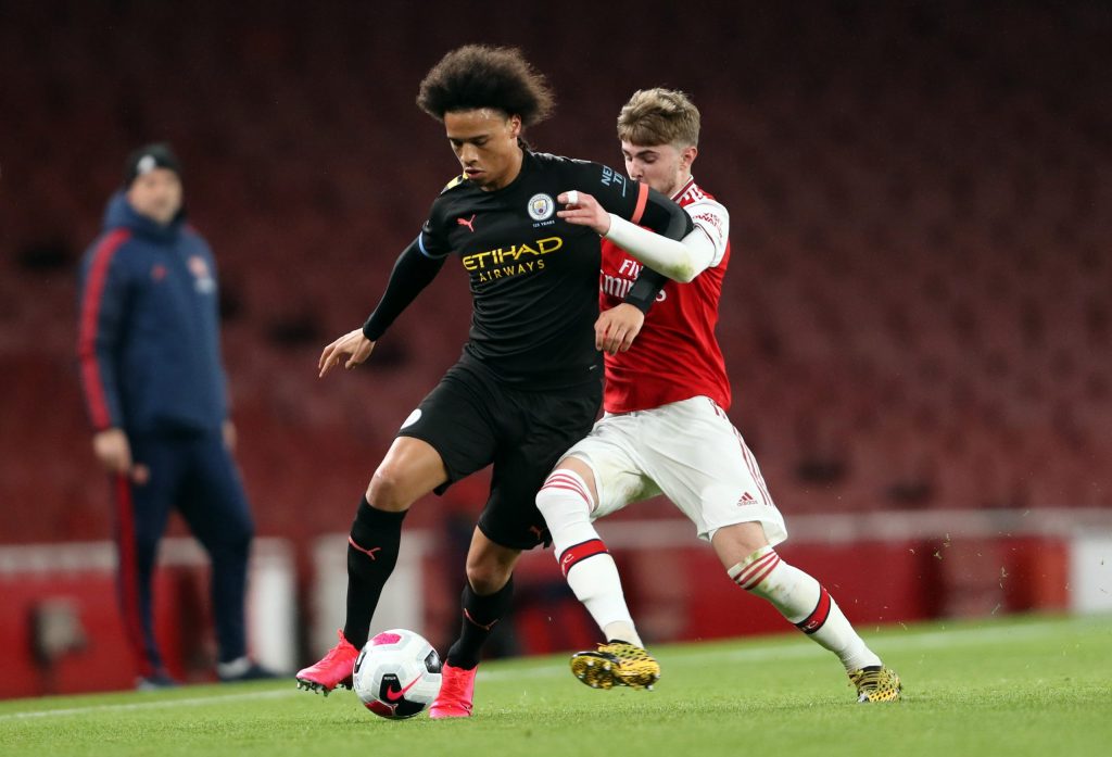 arsenal-u23-v-manchester-city-u23-leroy-sane