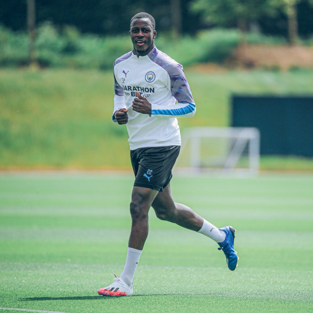 benjamin-mendy-return-training