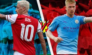 MesutOzil KevinDeBruyne Arsenal Manchester City
