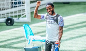 Raheem Sterling Training Premier League Restart