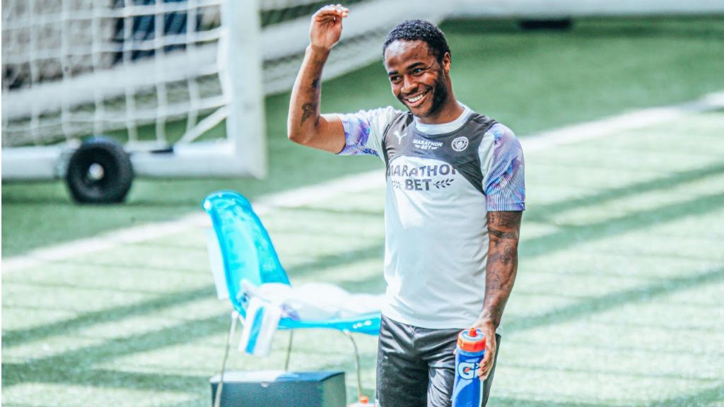 raheem-sterling-training-premier-league-restart