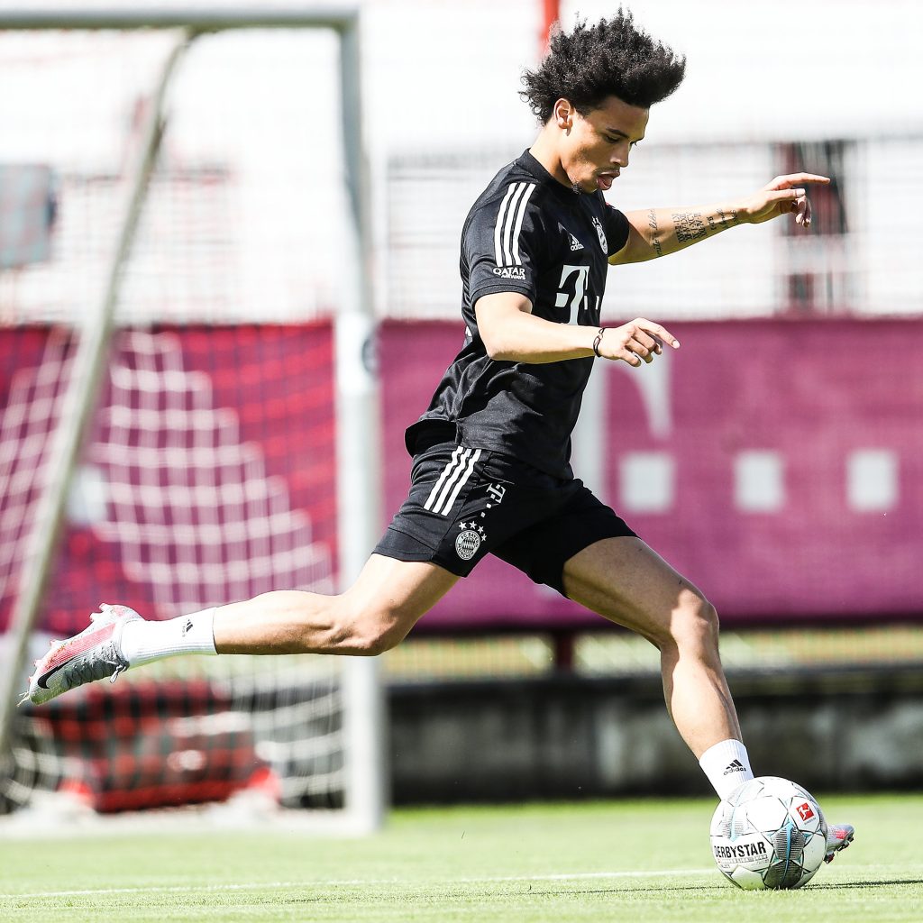 leroy-sane-fc-bayern-training