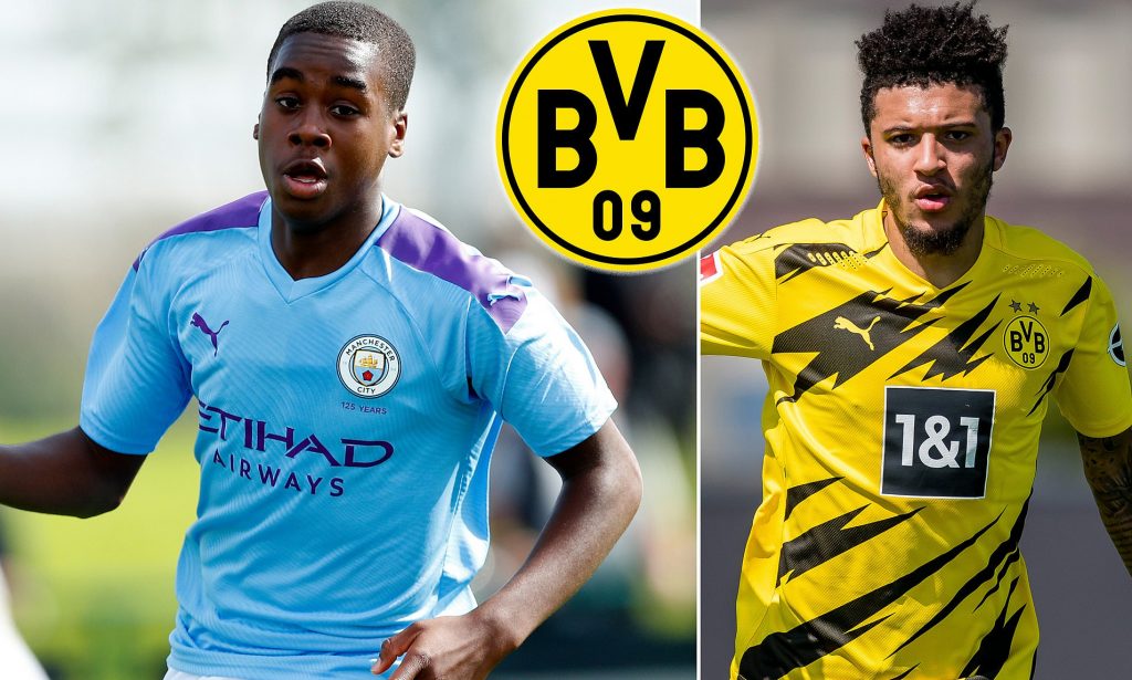 Jamie-Bynoe-Gittens-jadon-sancho-dortmund