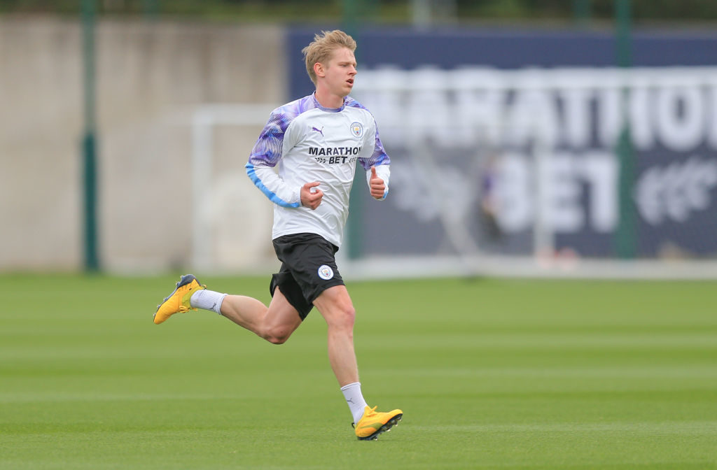 zinchenko-manchester-city-training