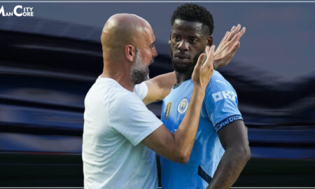 Pep-Guardiola-Luke-Mbete-Manchester-City